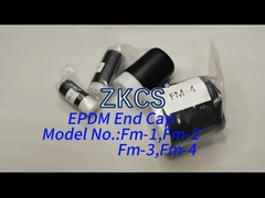 오존 및 자외선 저항 냉각 EPDM 끝 캡 케이블 및 파이프 끝 보호