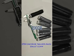 기상 저항성 EPDM 냉각 수축 튜브 통신 산업의 케이블 밀폐 및 보호