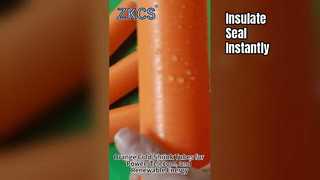 색상으로 구분된 안전은 주황색 냉간 수축 기술로 시작됩니다.