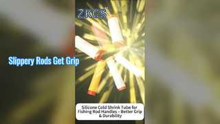 미끄러운 낚싯대 손잡이에 작별 인사