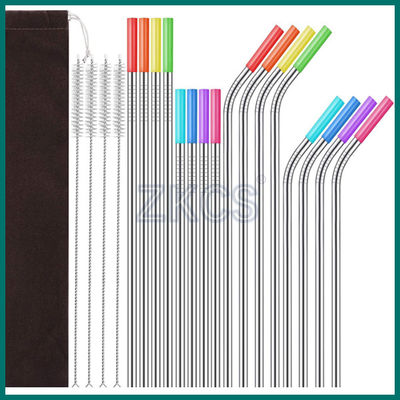 음료 용기용 재사용 가능한 컬러 실리콘 슬리브 | 부드러운 그립 & 열 보호